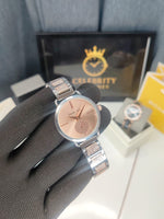 Michaell Korss Women Mk3853-a , Dual tone band, Rose gold dial.