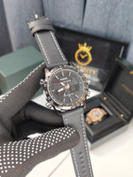 Fossill Men Digital Analogue Dual watch Black belt Black Dial