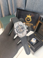 Hublott Big Bang Premium Black Leather High end Quat