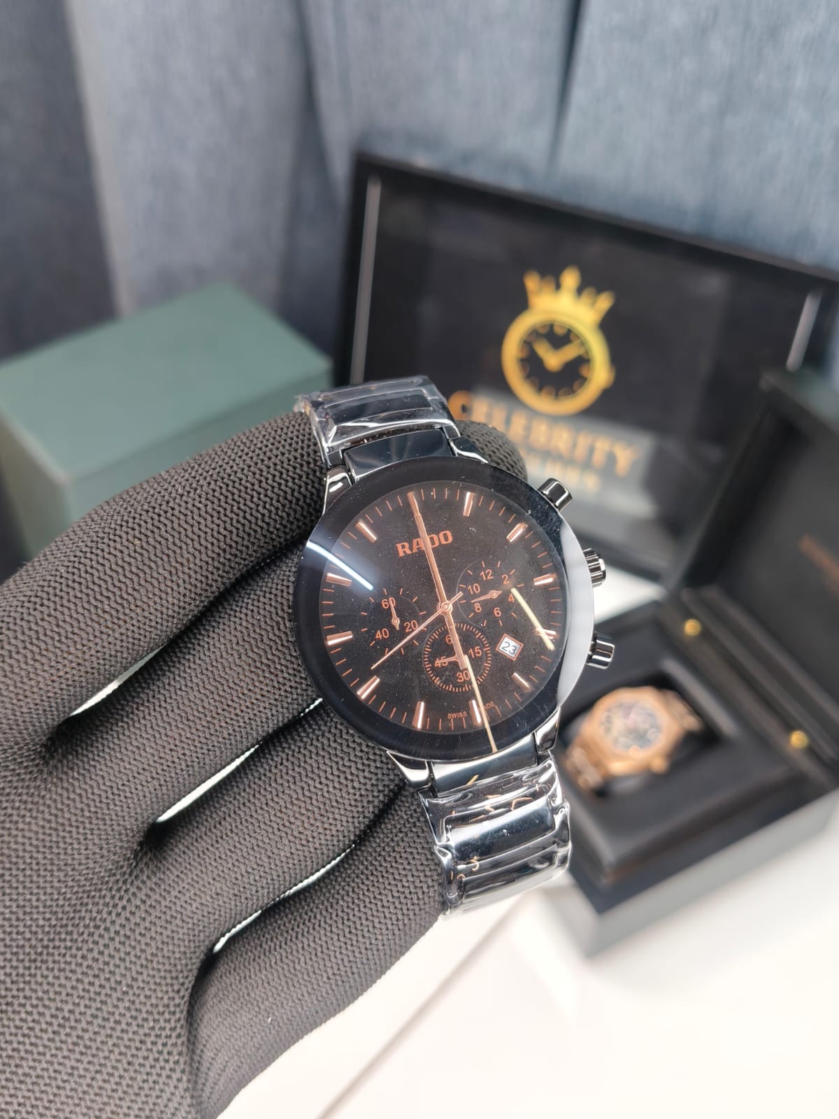 Radoo Centrixx Chronographs R30187172-a Black