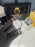 Michaell Korss MK5907-a For Women Analog, Casual Watch, Dual tone belt, White Dial