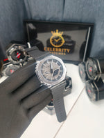 ANALOG-DIGITAL 2100 Series GM-2100G-1A9-a Black band Silver Dial (Best selling model)