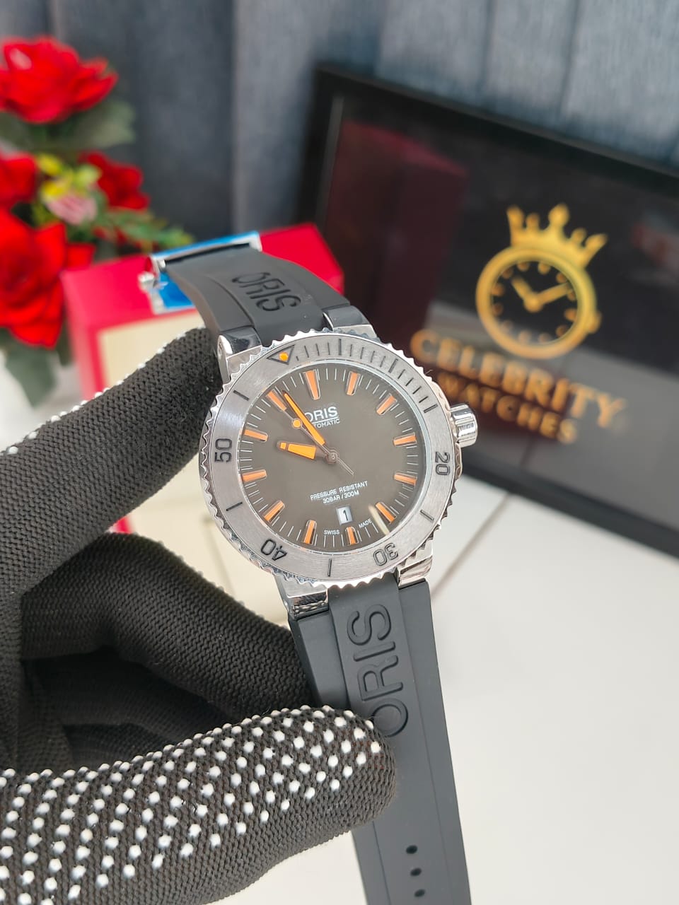 Oriss Men aquis Attractive Black Brown