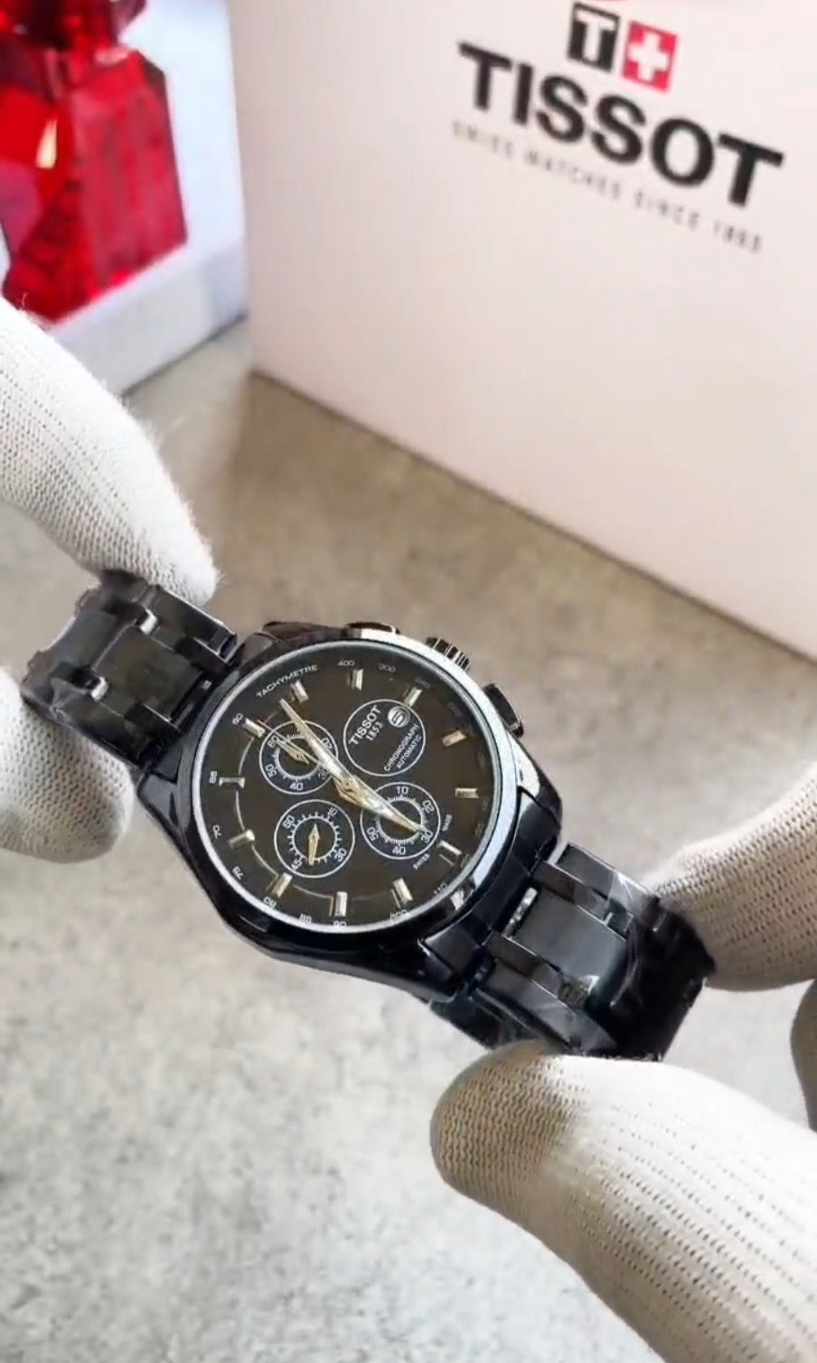 Tissott 1853 Chronograph Full Black