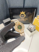 Diorr Women, Diamond Model. Green dial