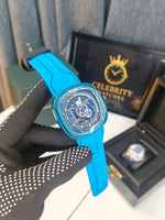 SEVENFRIDAYYPS3/04 "CCB"-a Premium Blue Flexible Belt High end Quality