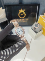 Cartierr women watch Dual Tone white Dial