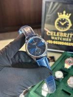 Longiness Premium Blue Leather Belt